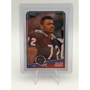 1988 Topps William Perry Chicago Bears #79 DT The Refrigerator NFL Card